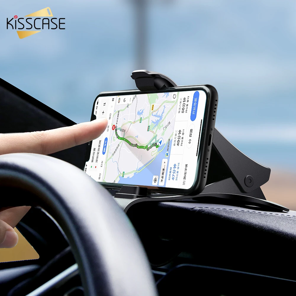 KISSCASE Adjustable Dashboard Car Phone Holder for iPhone X Clip Mount Stand Redmi Note 7 GPS Cradle | Мобильные телефоны и