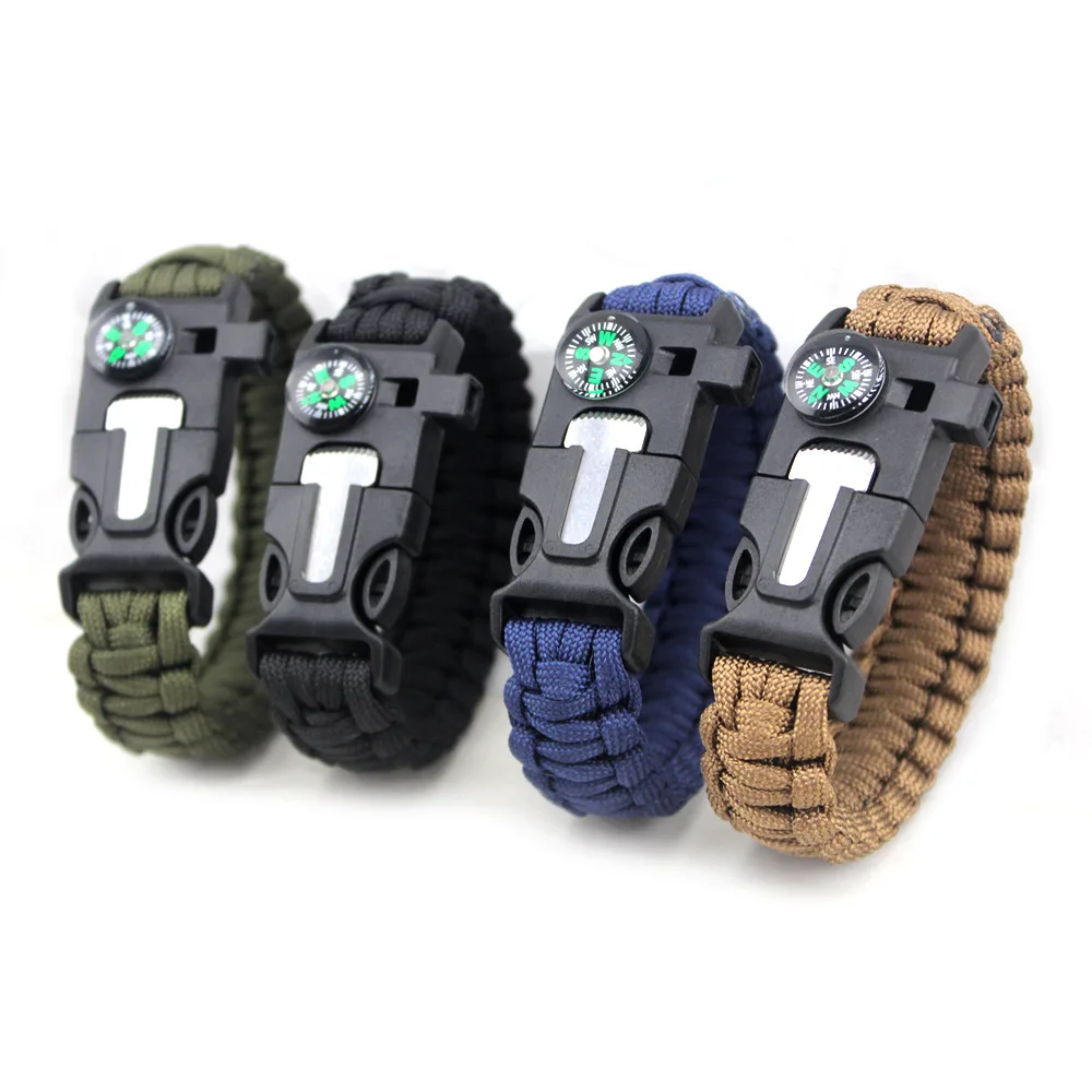 seven-core umbrella rope woven Compass Bracelet Outdoor Escape Survival Hand Rope Survival Whistle Bracelet Lifesaving bracelet
seven-core umbrella rope woven Compass Bracelet Outdoor Escape Survival Hand Rope Survival Whistle Bracelet Lifesaving bracelet