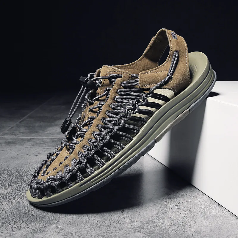 Tleni 2019 summer hand-knitted shoes men's beach sandals fashion trend walking shoes breathable men's shoes sports shoes ZL-29
Tleni 2019 summer hand-knitted shoes men's beach sandals fashion trend walking shoes breathable men's shoes sports shoes ZL-29