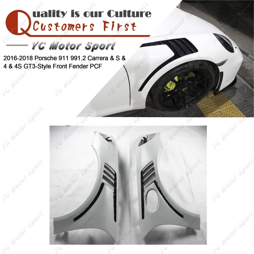 Car Accessories FRP Fiber Glass & Carbon Fiber GT3-Style Front Fender Fit For 2016-2018 911 991.2 Carrera & S & 4 & 4S
Car Accessories FRP Fiber Glass & Carbon Fiber GT3-Style Front Fender Fit For 2016-2018 911 991.2 Carrera & S & 4 & 4S