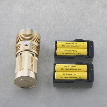 22000 Lumen 11T6 Tactical Led Flashlights Skyray 11x Cree XM-L T6 LED Hunting Torch Lamp Lanterna + 18650 Battery + Charger
22000 Lumen 11T6 Tactical Led Flashlights Skyray 11x Cree XM-L T6 LED Hunting Torch Lamp Lanterna + 18650 Battery + Charger