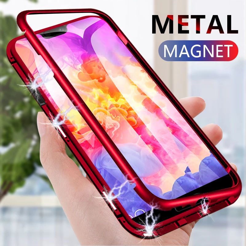 Metal Magnetic Case for OnePlus 6 6T 7 Pro One Plus 6T Tempered Glass Back Magnet Cases Cover for Oneplus 7 5T One Plus 6 Case
Metal Magnetic Case for OnePlus 6 6T 7 Pro One Plus 6T Tempered Glass Back Magnet Cases Cover for Oneplus 7 5T One Plus 6 Case