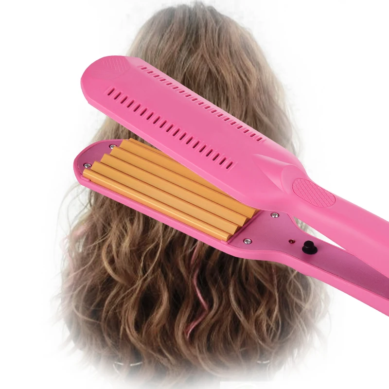 Professional hair curler Crimper Ceramic Corrugated Curler Curling Iron Hair Styler Electric Corrugation Wave Styling Tools
Professional hair curler Crimper Ceramic Corrugated Curler Curling Iron Hair Styler Electric Corrugation Wave Styling Tools