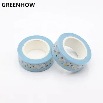 GREENHOW Japanese Paper Washi Tapes Animals Donuts Masking Tapes Decoration Adhesive Tapes stickers stationery 1.5cm*10m 2269
GREENHOW Japanese Paper Washi Tapes Animals Donuts Masking Tapes Decoration Adhesive Tapes stickers stationery 1.5cm*10m 2269