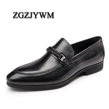 ZGZJYWM New Luxury Breathable Black Dress Genuine Formal Leather Woven Style Pointed Toe Slip-On Wedding Business Office Shoes
ZGZJYWM New Luxury Breathable Black Dress Genuine Formal Leather Woven Style Pointed Toe Slip-On Wedding Business Office Shoes