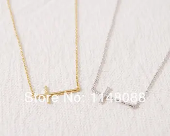 Fashion Hotting Sale High Quality Gold Silver Exquisite Glitz Sideways Hammered Cross Necklace Jewelry
Fashion Hotting Sale High Quality Gold Silver Exquisite Glitz Sideways Hammered Cross Necklace Jewelry
