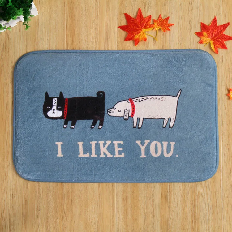 40 * 60 cm dogs home decoration microfiber coral fleece non - slip doormat entrance MATS Super comfortable terms bath MATS rugs
40 * 60 cm dogs home decoration microfiber coral fleece non - slip doormat entrance MATS Super comfortable terms bath MATS rugs
