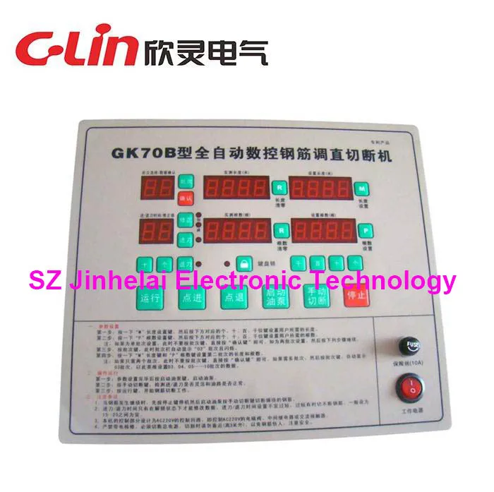 C-Lin GK70B GK-70B New and original Fully automatic numerical control Reinforcing Steel Adjusting Cutter controller
C-Lin GK70B GK-70B New and original Fully automatic numerical control Reinforcing Steel Adjusting Cutter controller