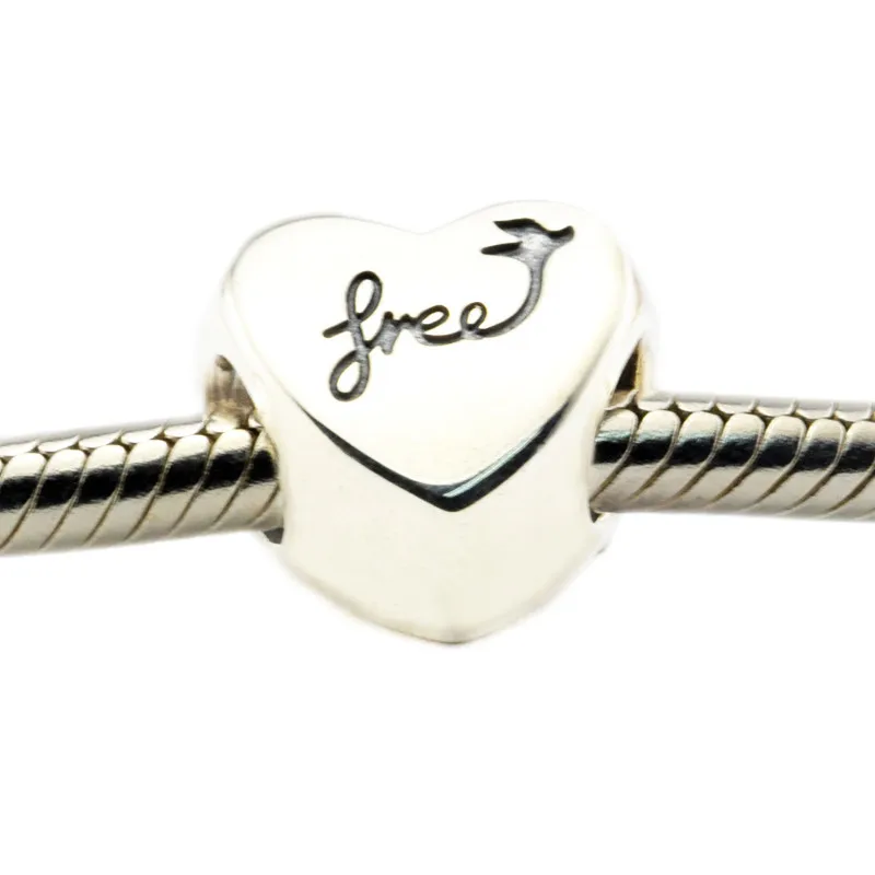 CKK Bead Fits Pandora Charms Silver 925 Original Heart of Freedom Charm Beads for Bracelet Jewelry Making 925 Sterling Silver
CKK Bead Fits Pandora Charms Silver 925 Original Heart of Freedom Charm Beads for Bracelet Jewelry Making 925 Sterling Silver