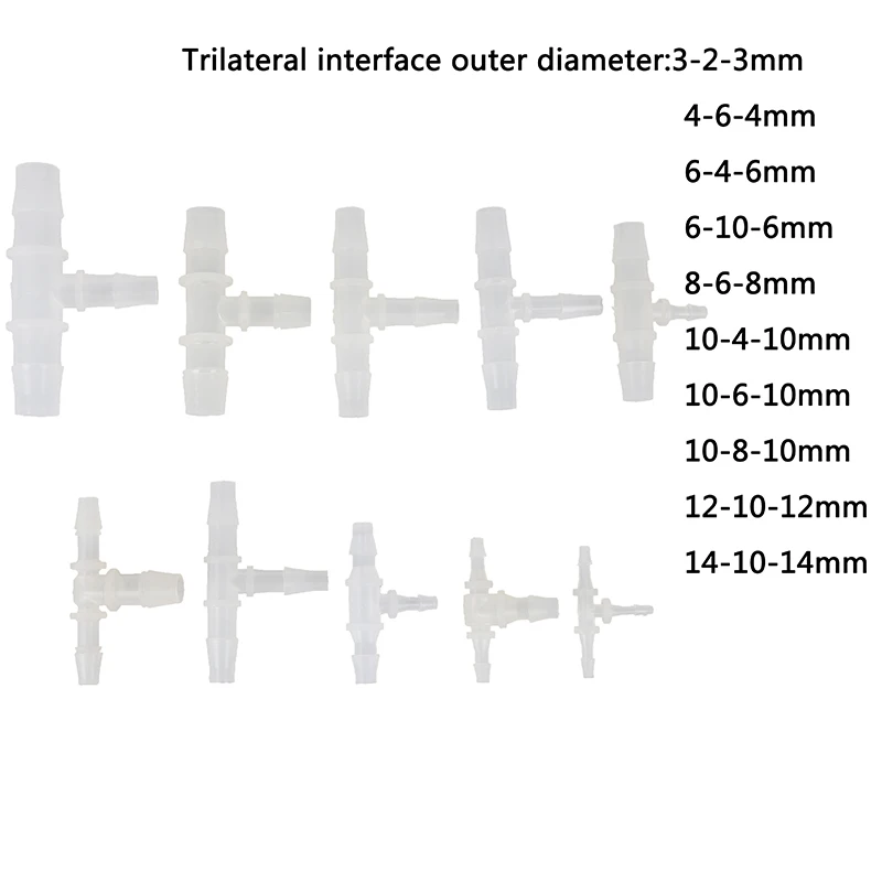 1Pcs Sprinkler Irrigation Plastic Barb Hose Fitting Tee 3mm-14mm 3 Way Hose Tube T-Shape Barb Plastic Fittings
1Pcs Sprinkler Irrigation Plastic Barb Hose Fitting Tee 3mm-14mm 3 Way Hose Tube T-Shape Barb Plastic Fittings