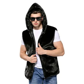 Winter Faux Fur Sleeveless Vest Coats Men 2017 Hooded Casual Fur Jackets Warm Windbreaker Zipper Men Fur Coat
Winter Faux Fur Sleeveless Vest Coats Men 2017 Hooded Casual Fur Jackets Warm Windbreaker Zipper Men Fur Coat