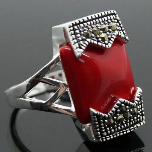12*20mm FANCY RARE VINTAGE RED CORAL BELT SILVER 925 Sterling Silver Lady Stam Size 6/7/8/9# lady's wedding jewelry rings
12*20mm FANCY RARE VINTAGE RED CORAL BELT SILVER 925 Sterling Silver Lady Stam Size 6/7/8/9# lady's wedding jewelry rings