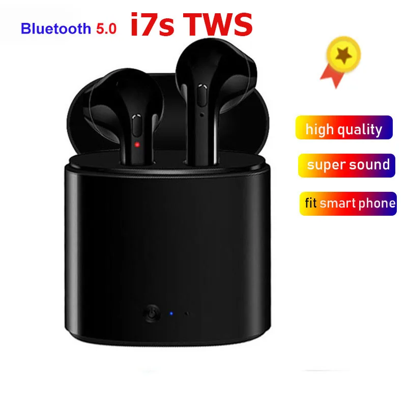 i7s TWS Double Mini earbud Wireless Bluetooth Earphone With Charging Box Mic For Iphone7,8,X Android
i7s TWS Double Mini earbud Wireless Bluetooth Earphone With Charging Box Mic For Iphone7,8,X Android