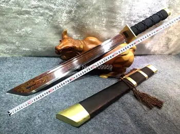 Chinese WuShu Fighting Broadsword Qing Dynasty Imperial Guard Da Dao Sword Sharp Knife Red Folded Steel Blade Sharp Cut Tree
Chinese WuShu Fighting Broadsword Qing Dynasty Imperial Guard Da Dao Sword Sharp Knife Red Folded Steel Blade Sharp Cut Tree