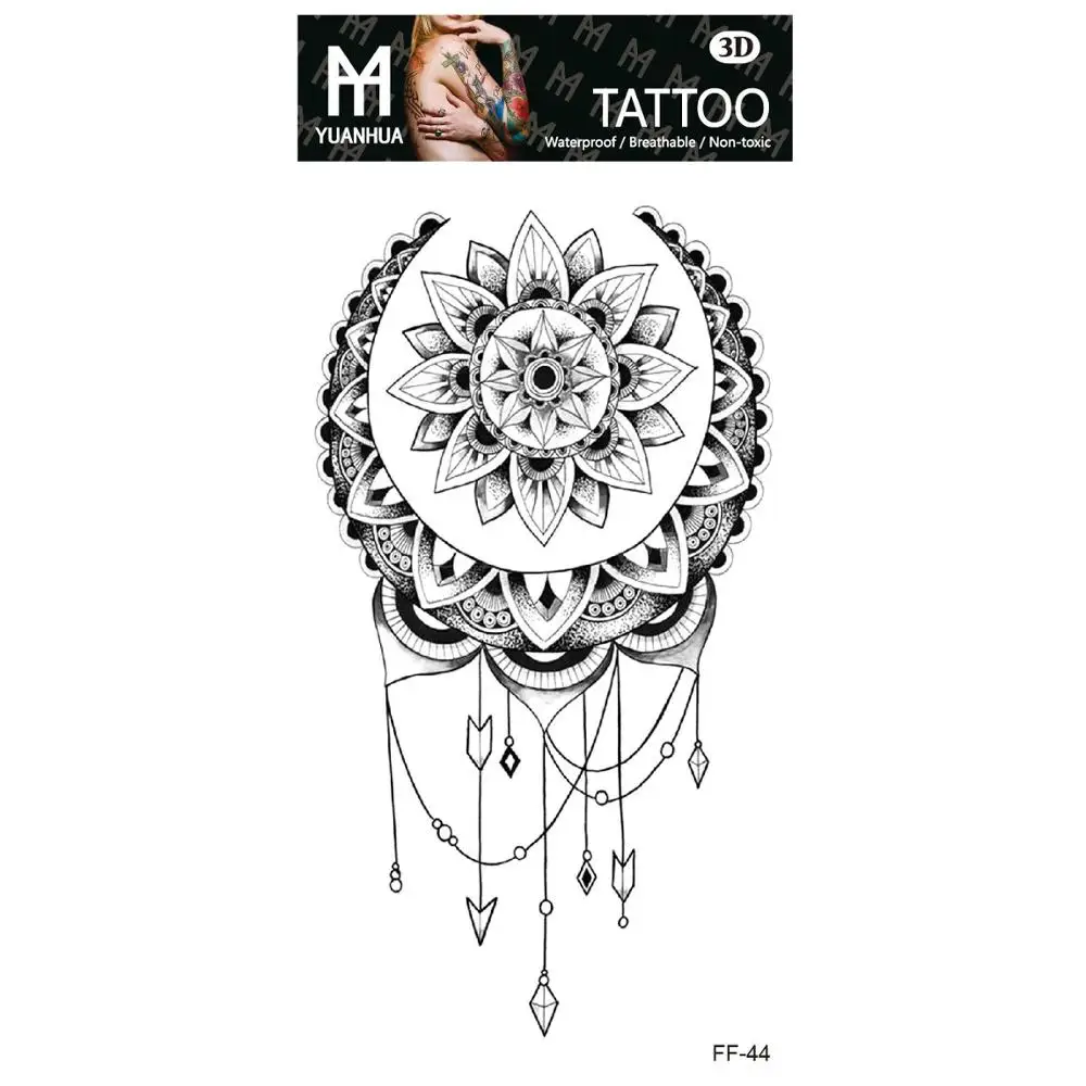 Temporary Tatoo Fake Tattoo Sticker Mandala Lotus Flower Crystal Tattoos Tatouage Waterproof Flash Tatto Art For Women Girl
Temporary Tatoo Fake Tattoo Sticker Mandala Lotus Flower Crystal Tattoos Tatouage Waterproof Flash Tatto Art For Women Girl