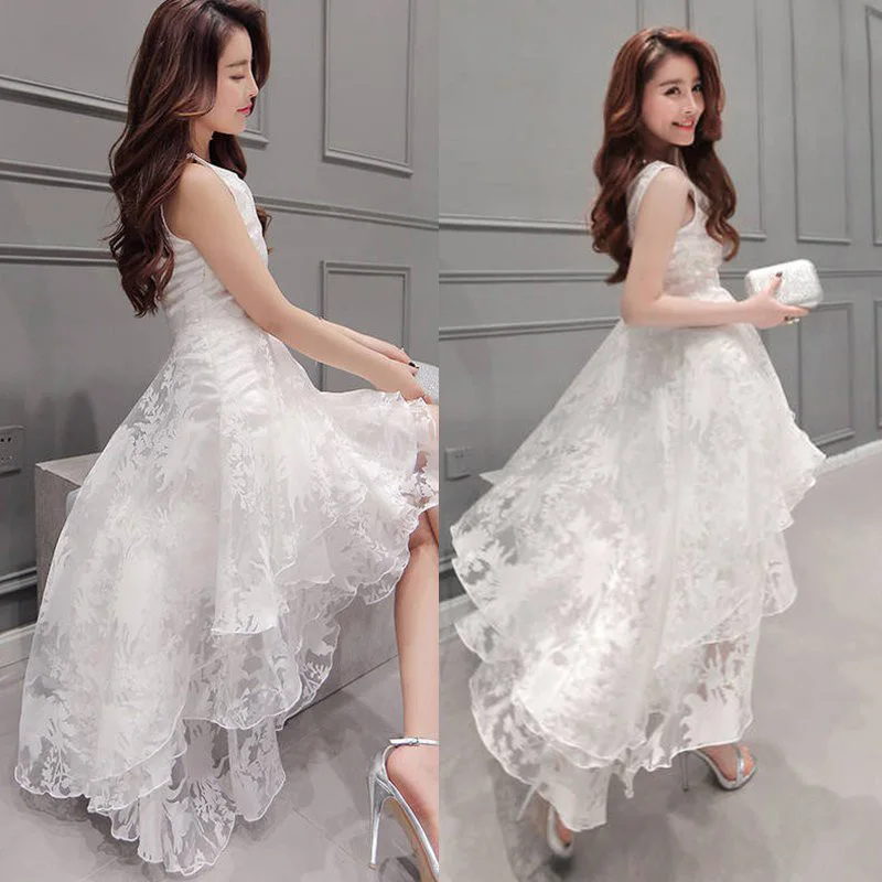 Summer Clothes Women Irregular Sweet Evening Party Beach Dresses Maxi Unique Femme Robe Ladies Organza Dresses Vestidos
Summer Clothes Women Irregular Sweet Evening Party Beach Dresses Maxi Unique Femme Robe Ladies Organza Dresses Vestidos