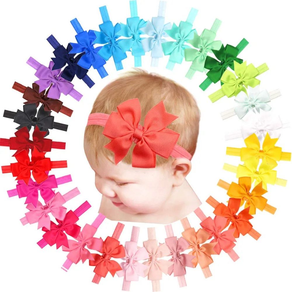 30 Pieces Baby Girls Headbands 3 Inch Grosgrain Ribbon Hair Bows Headbands for Baby Girls Infants Kids and Toddler
30 Pieces Baby Girls Headbands 3 Inch Grosgrain Ribbon Hair Bows Headbands for Baby Girls Infants Kids and Toddler