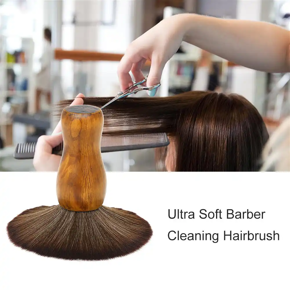ultra soft barber cleaning hairbrush dense hair sweep brush