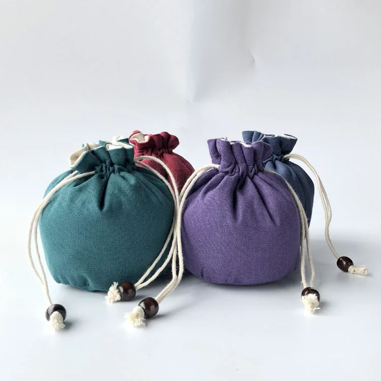 Thicken Plain Linen Round Drawstring Bag Jewelry Ball Travel Bag Cotton filled Portable Cloth Small Tea Cup Storage Bag
Thicken Plain Linen Round Drawstring Bag Jewelry Ball Travel Bag Cotton filled Portable Cloth Small Tea Cup Storage Bag