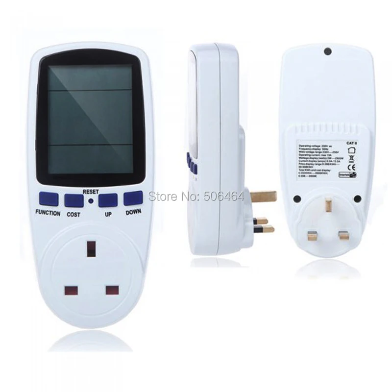 UK Plug Power Energy Watt Volt Amp Meter Analyzer with Power Factor High Quality
UK Plug Power Energy Watt Volt Amp Meter Analyzer with Power Factor High Quality