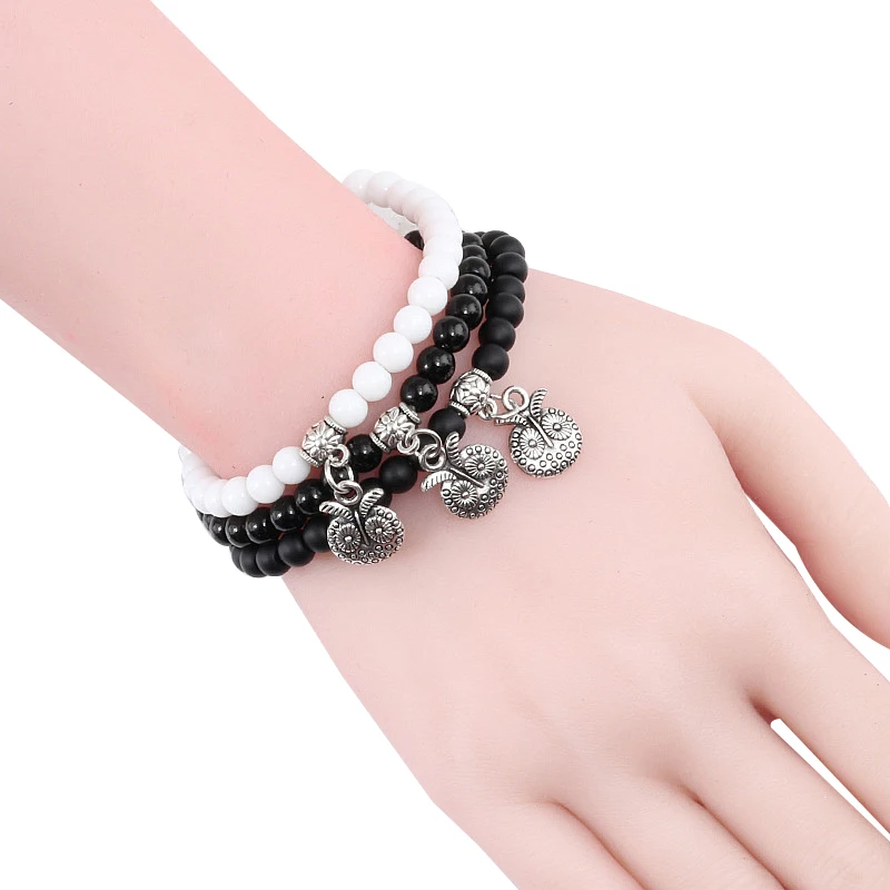 Fashion Bracelets Bangles For Women Men Charm Matte Black Muticolor Natural Stone With Owl Chain Pendant Bead Bracelet Jewelry
Fashion Bracelets Bangles For Women Men Charm Matte Black Muticolor Natural Stone With Owl Chain Pendant Bead Bracelet Jewelry
