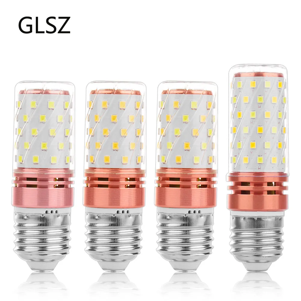 GLSZ E27 LED Lamp LED Bulb SMD2835 220V Corn Bulb 50 72 LEDs High Brightness Chandelier Candle Light For Home Decoration Ampoule
GLSZ E27 LED Lamp LED Bulb SMD2835 220V Corn Bulb 50 72 LEDs High Brightness Chandelier Candle Light For Home Decoration Ampoule