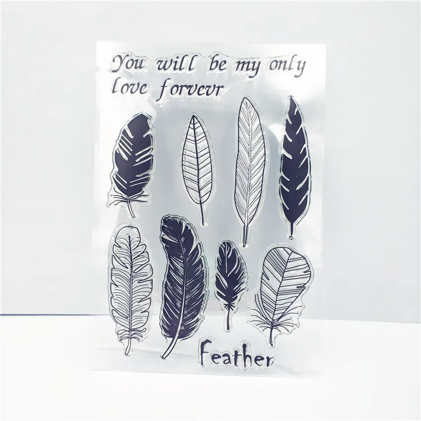 PANFELOU Beautiful feathers Transparent Clear Silicone Stamp/Seal for DIY scrapbooking/photo album Decorative clear stamp sheets
PANFELOU Beautiful feathers Transparent Clear Silicone Stamp/Seal for DIY scrapbooking/photo album Decorative clear stamp sheets