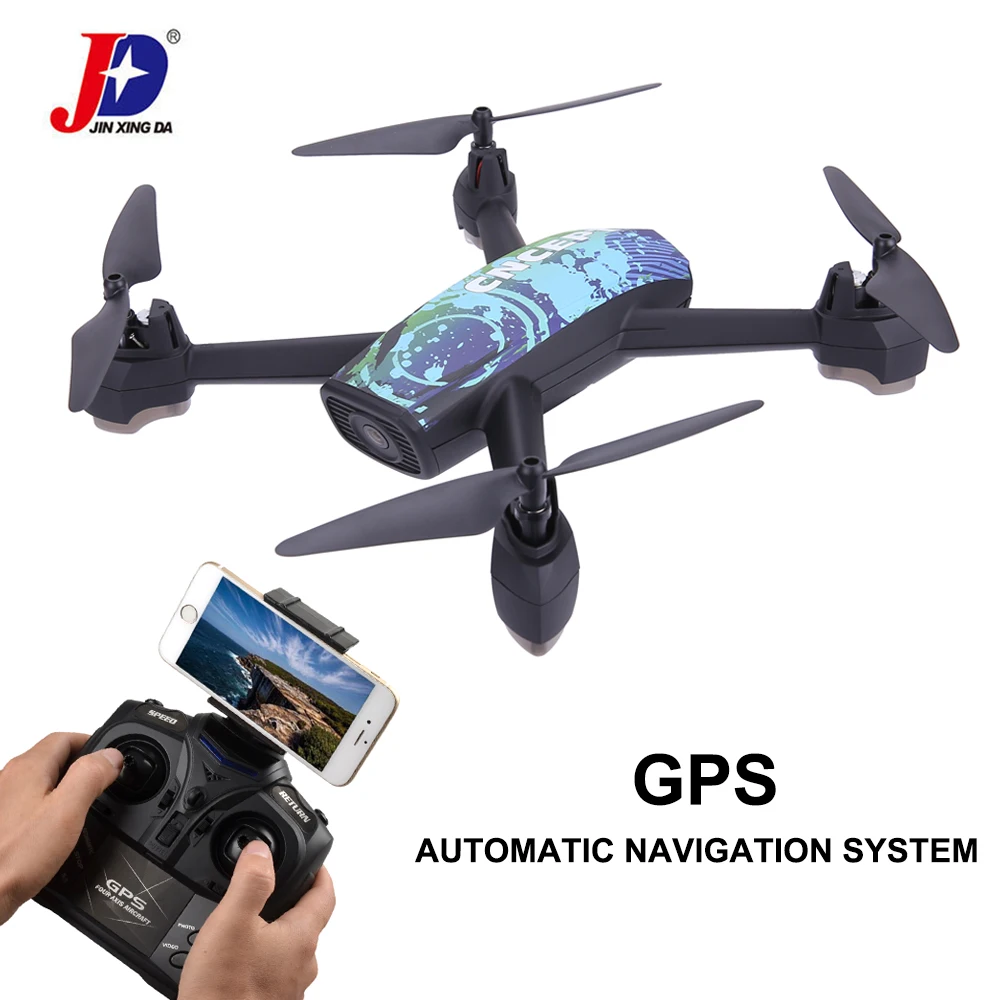 

JIN XING DA JXD 518 JXD518 RC Helicopter 2.4GHz 6-Axis Gyro WIFI FPV RC Drone With 2.0MP HD Camera with GPS Quadcopter