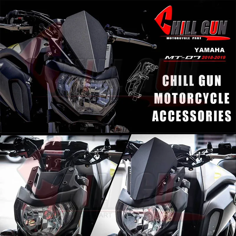 Motorcycle CNC Windshield Windscreen Aluminum Kit Deflector Fits For YAMAHA MT-07 MT 07 2018 2019 MT07 FZ07 FZ-07 FZ 07 18'-19'
Motorcycle CNC Windshield Windscreen Aluminum Kit Deflector Fits For YAMAHA MT-07 MT 07 2018 2019 MT07 FZ07 FZ-07 FZ 07 18'-19'