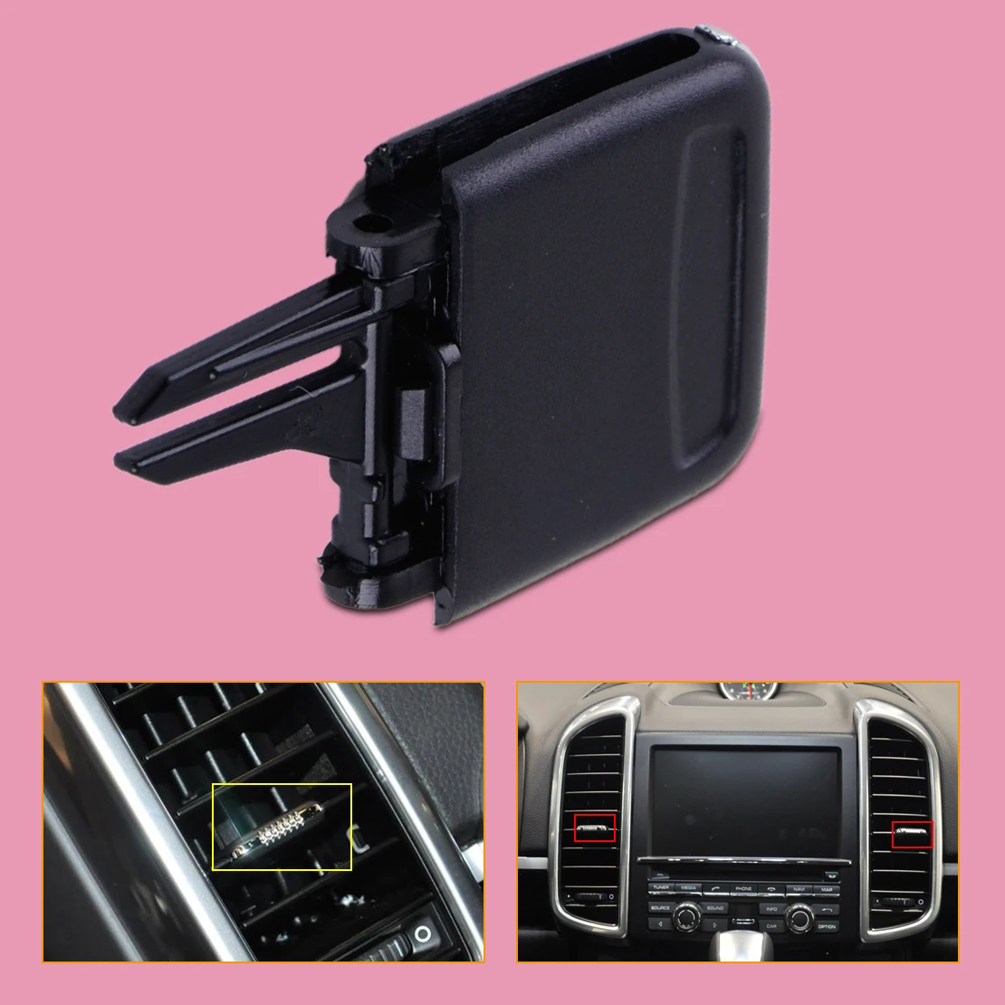 DWCX Black Air Conditioning A/C Air Vent conditioning card pad Outlet Tab Clip Repair Kit Fit For Porsche Cayenne 2011-2016
DWCX Black Air Conditioning A/C Air Vent conditioning card pad Outlet Tab Clip Repair Kit Fit For Porsche Cayenne 2011-2016