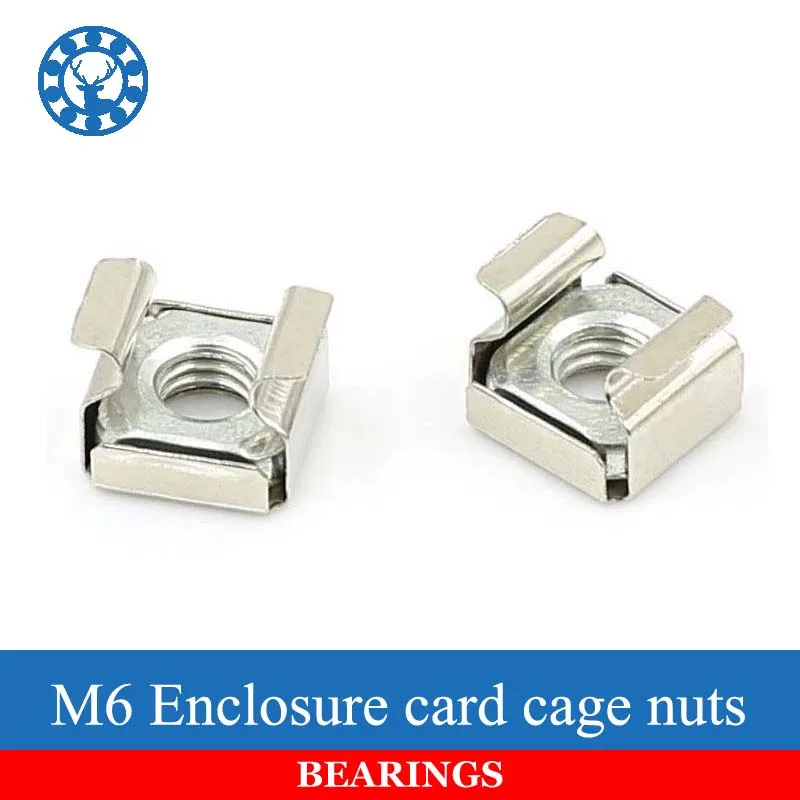 10PCS Stainless Steel 304 Quartet Floating Nut Card Nuts Floating Nut Cage Nuts M6
10PCS Stainless Steel 304 Quartet Floating Nut Card Nuts Floating Nut Cage Nuts M6