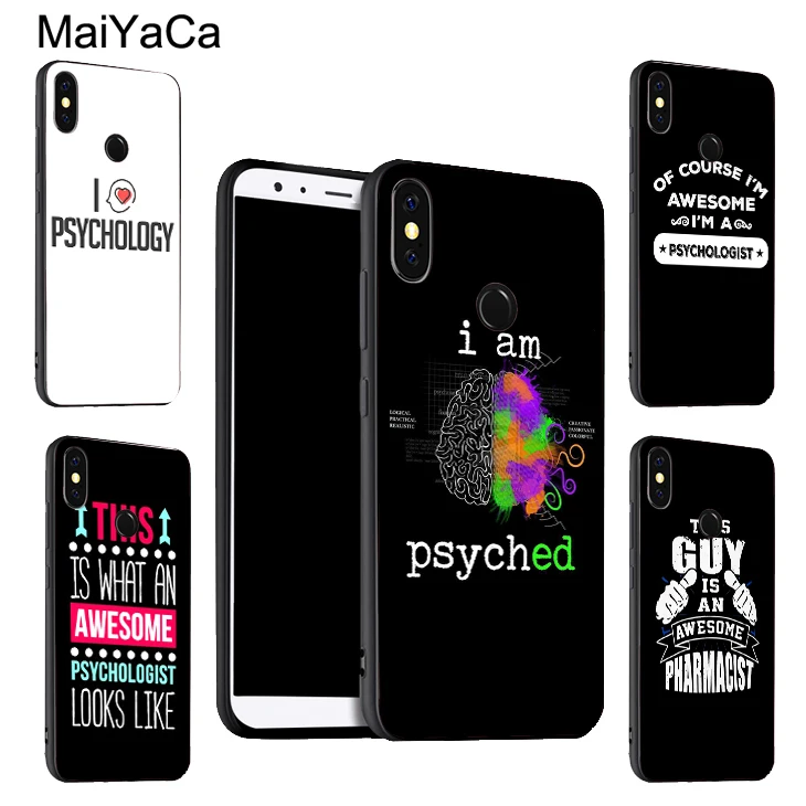 Чехол MaiYaCa для psycholog POCO X3 F2 Pro F1 Red mi Note 9 8 T 7 9S 9C Mi 10 Lite A3 9T | Мобильные телефоны и