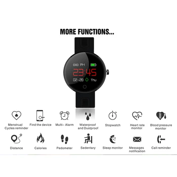 Smart Watch women MC02 Menstrual Cycle Reminder Pedometer Smart Bracelet Heart Rate Monitor Sports Watch Fitness Tracker
Smart Watch women MC02 Menstrual Cycle Reminder Pedometer Smart Bracelet Heart Rate Monitor Sports Watch Fitness Tracker