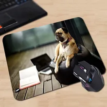 tired pug Best Sales Durable Soft Mouse Pad Fashion 180x220x2mm 250x290x2mm Mice