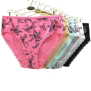 6pcs/lot High-Rise Large Size Briefs Cotton Comfortable Women's Underwear Plus Size Underpants Fashion Print Mommy Panties
6pcs/lot High-Rise Large Size Briefs Cotton Comfortable Women's Underwear Plus Size Underpants Fashion Print Mommy Panties