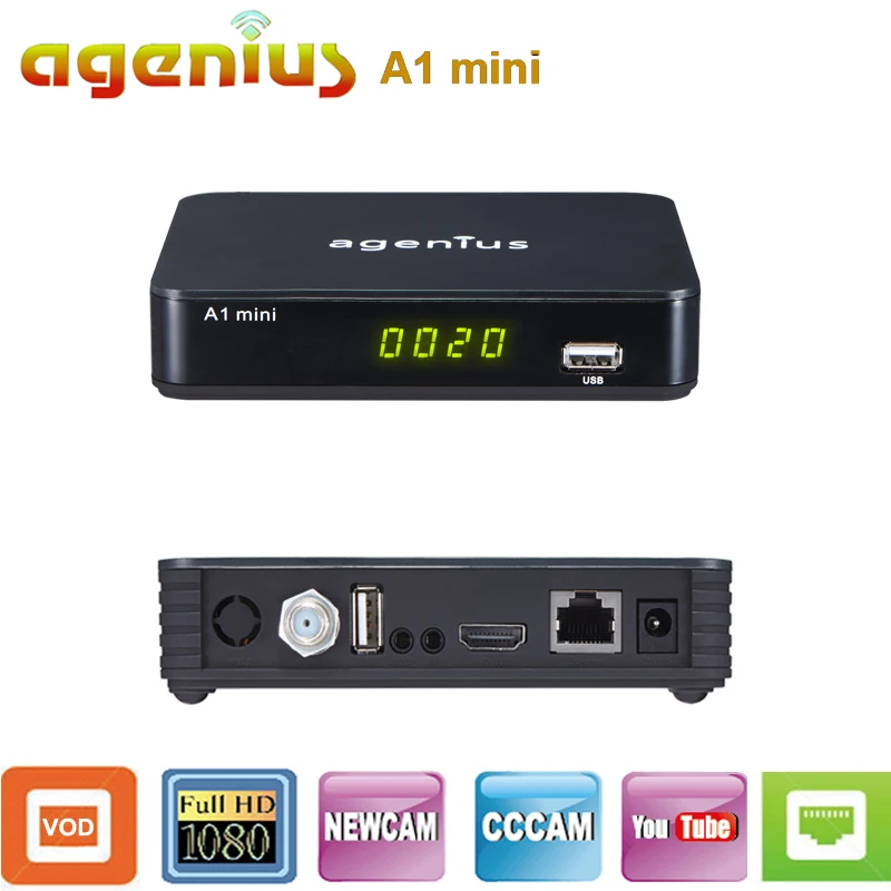 2018 New digital receiver Agenius A1 mini support NEWCAM CCCAM VOD YOUTBUE USB WIFI for the world
2018 New digital receiver Agenius A1 mini support NEWCAM CCCAM VOD YOUTBUE USB WIFI for the world