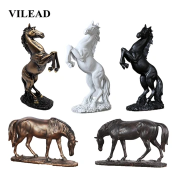 VILEAD 17cm 31.5cm Resin Horse Figurines Creative Animal Statue Vintage Home Decor Crafts Ornaments Home Decoration Accessories
VILEAD 17cm 31.5cm Resin Horse Figurines Creative Animal Statue Vintage Home Decor Crafts Ornaments Home Decoration Accessories