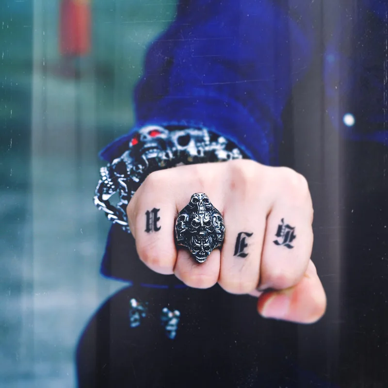 BEIER New Store 316L Hot Sell 316LStainless Steel Winged Cross Skull Cool Punk Ring Biker Jewelry BR8-421
BEIER New Store 316L Hot Sell 316LStainless Steel Winged Cross Skull Cool Punk Ring Biker Jewelry BR8-421