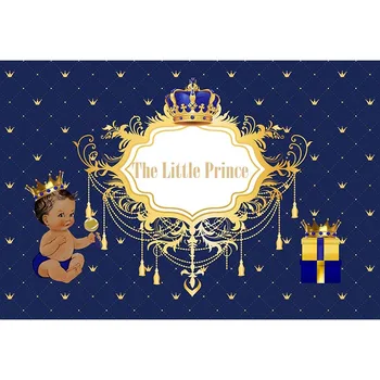 Vinyl Birthday Party Photo Backdrop Dark Blue Printed Gold blue Crown Boy Kids Little Prince gifts Background
Vinyl Birthday Party Photo Backdrop Dark Blue Printed Gold blue Crown Boy Kids Little Prince gifts Background