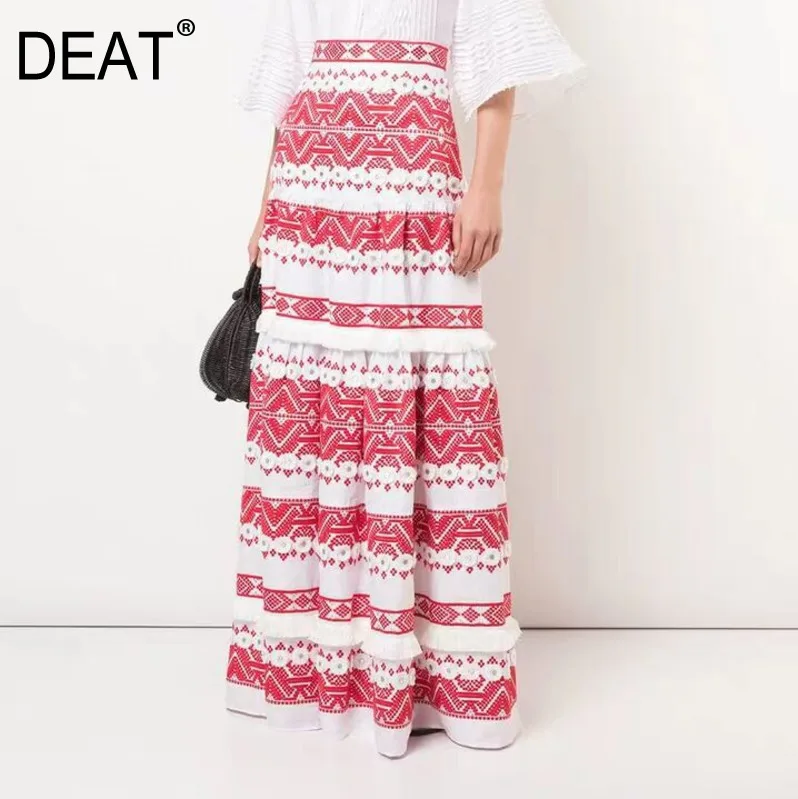 2019 Autumn Name Family Of Wind Heavy Embroidery Lace Split Joint High embroidery long half body skirt WH71203L
2019 Autumn Name Family Of Wind Heavy Embroidery Lace Split Joint High embroidery long half body skirt WH71203L
