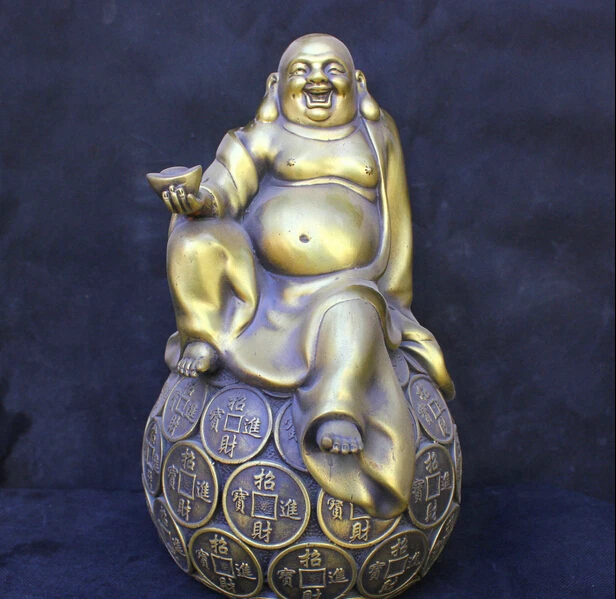 free Chinese China Folk Old Traditional Culture Brass Bronze statue Maitreya Buddha fast
free Chinese China Folk Old Traditional Culture Brass Bronze statue Maitreya Buddha fast