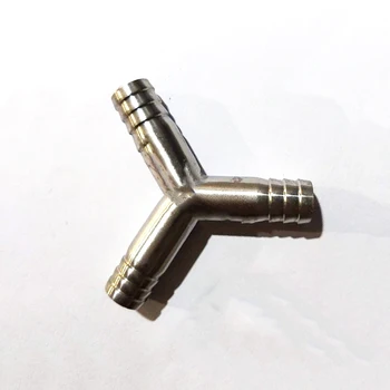 304 Stainless Steel 10mm Hose Barb Barbed Y Type 3 Way Pipe Fitting Coupling Connector Adapter For Water Air Oil
304 Stainless Steel 10mm Hose Barb Barbed Y Type 3 Way Pipe Fitting Coupling Connector Adapter For Water Air Oil