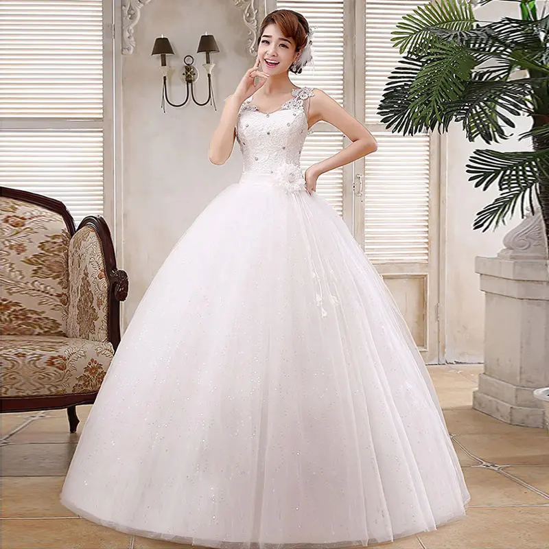 Vestido De Noiva lace applique Wedding Dress Hot drilling elegant Wedding Gown Princess Plus Size Wedding Dresses
Vestido De Noiva lace applique Wedding Dress Hot drilling elegant Wedding Gown Princess Plus Size Wedding Dresses