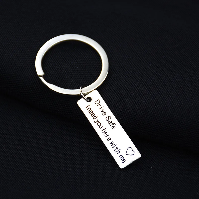 Rongho Fashion Keyring Gifts Engraved Drive Safe I Need You Here With Me Keychain Couples Boyfriend Girlfriend Jewelry Key Chain
Rongho Fashion Keyring Gifts Engraved Drive Safe I Need You Here With Me Keychain Couples Boyfriend Girlfriend Jewelry Key Chain