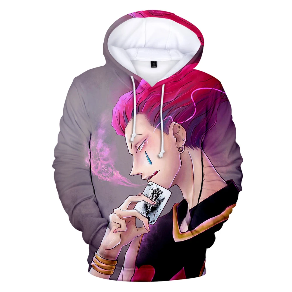 2019 New Hisoka Hoodies 3D Print Men pullovers Women Hot Anime Hooded Casual Sweatshirt Hisoka 3D Hoodies Harajuku Sweatshirts
2019 New Hisoka Hoodies 3D Print Men pullovers Women Hot Anime Hooded Casual Sweatshirt Hisoka 3D Hoodies Harajuku Sweatshirts