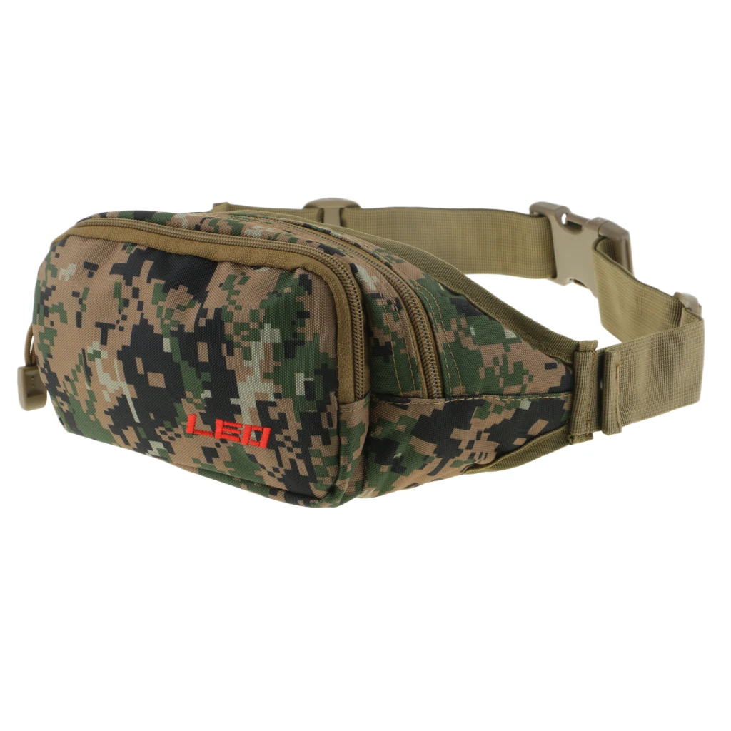 Fishing Bag Portable Outdoor Fishing Tackle Bags Multiple Waist Bag Fanny Pack for Daily Life Cycling Camping Hiking Hunting