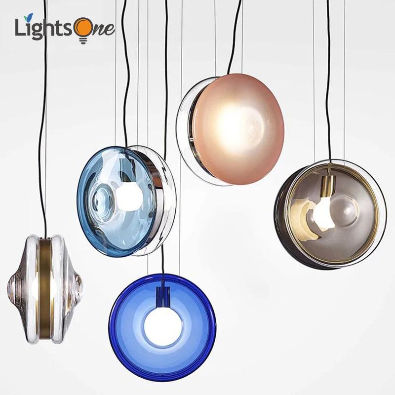 Simple modern living room pendant lights creative bedroom restaurant lights personality glass ball gradient lamps
Simple modern living room pendant lights creative bedroom restaurant lights personality glass ball gradient lamps