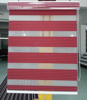 Customized Shade 100% Polyester Translucent Roller Zebra Blinds in Red Window Curtains for Living Room 9 Colors are Available
Customized Shade 100% Polyester Translucent Roller Zebra Blinds in Red Window Curtains for Living Room 9 Colors are Available