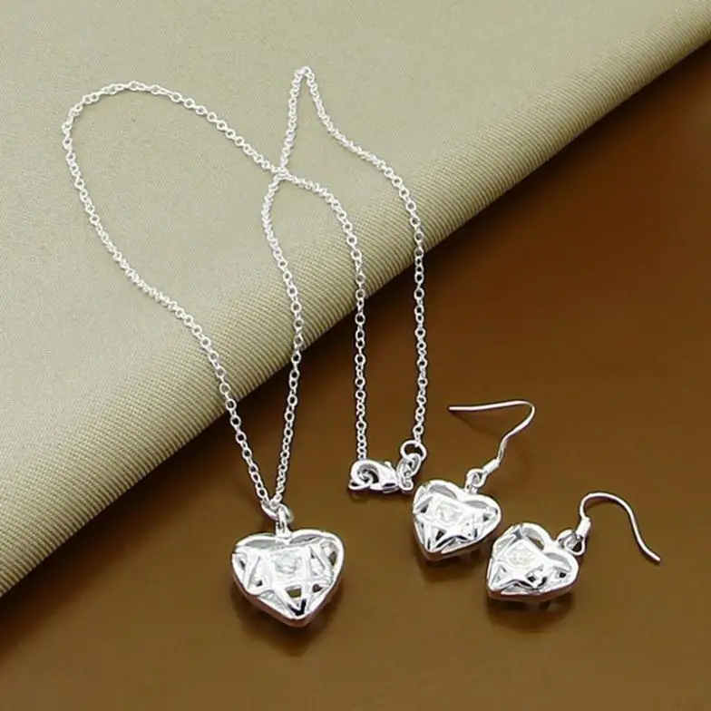 925 sterling silver jewelry set fashion Earrings and Necklace Jewelry Set TM093top quality factory price | Украшения и аксессуары