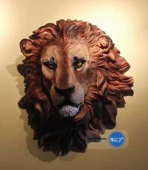 Authentic African head hanging. Home decoration. Simulation lion resin wall act the role of widgets
Authentic African head hanging. Home decoration. Simulation lion resin wall act the role of widgets